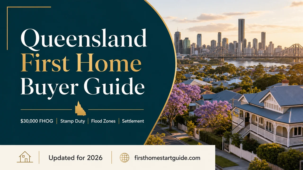 Queensland First Home Buyer Guide — FHOG, Flood Zones, Stamp Duty