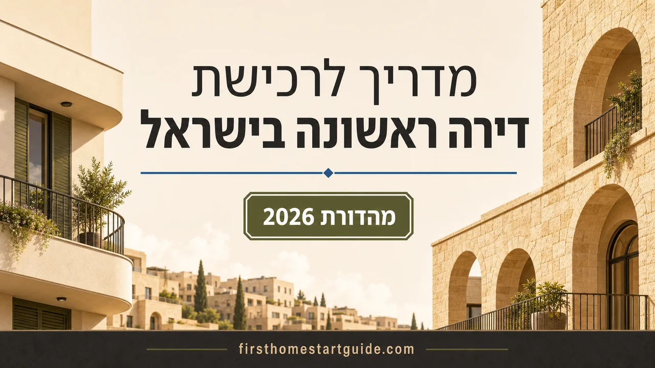 מדריך לרכישת דירה ראשונה בישראל — מהחיפוש ועד הטאבו