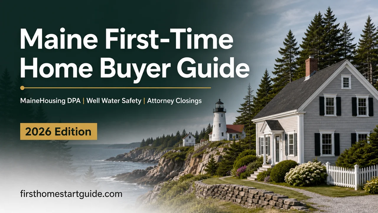 Maine First-Time Home Buyer Guide — Attorney Closings, Well Water, DPA