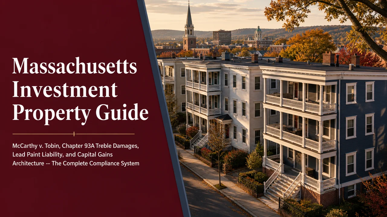 Massachusetts Investment Property Guide — Survive the Legal Traps